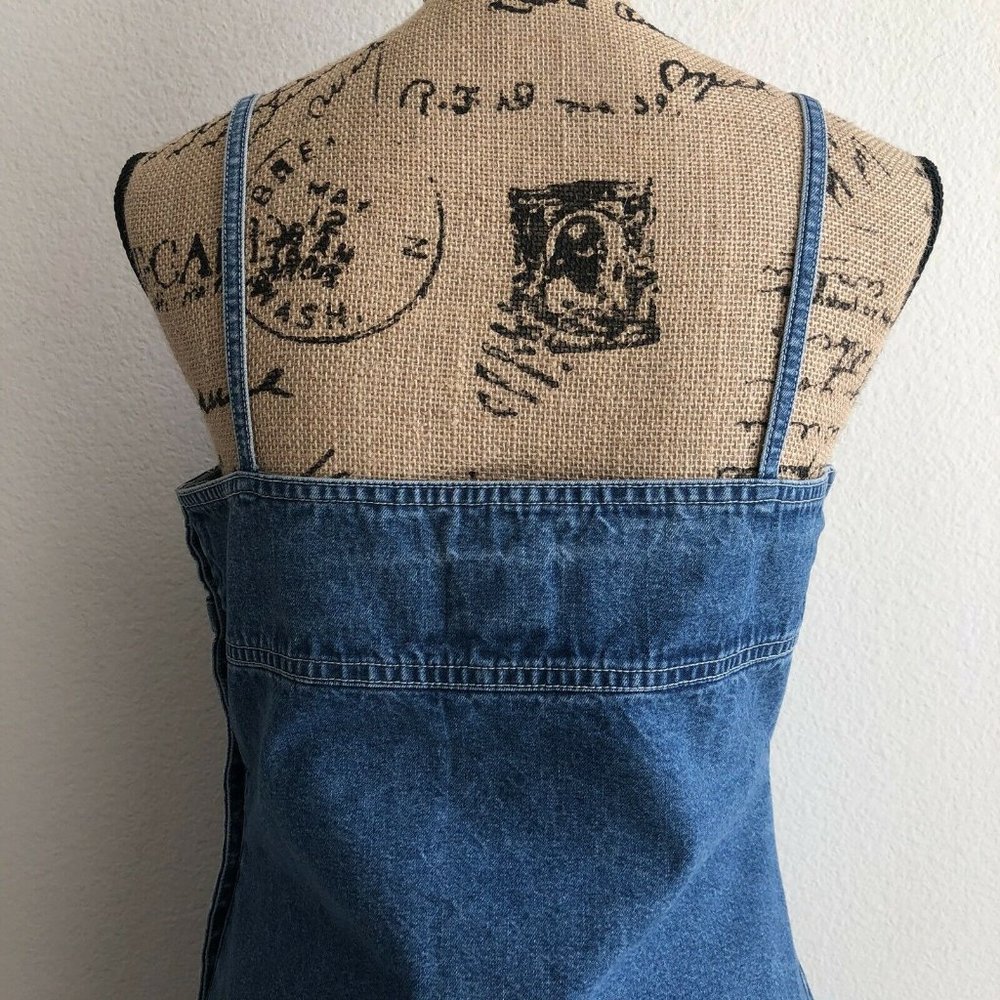 Vintage Tommy Hilfiger Denim Dress Side Snaps - Picture 6 of 10